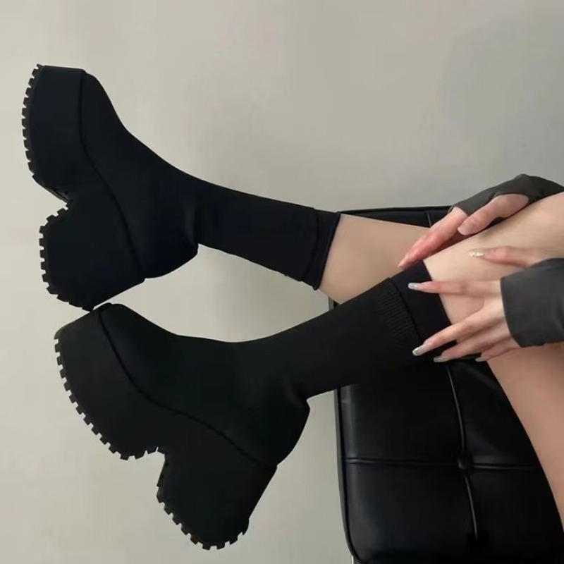 Women's Platform Boots Square  - Outdoor Lighting Modern ulasan dan harga