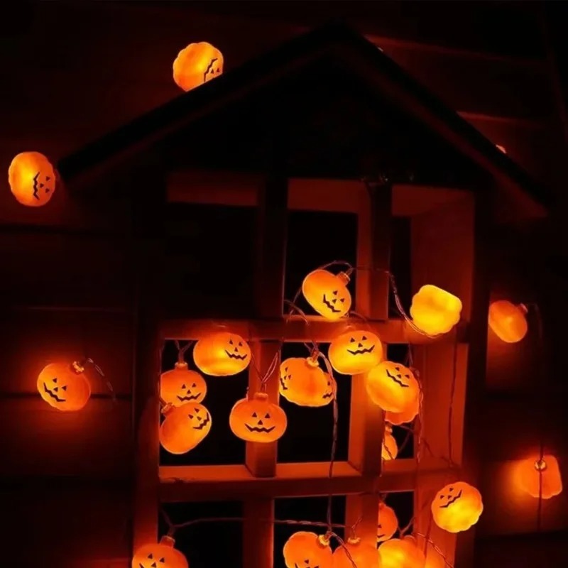 Pumpkin Halloween String Light - Outdoor Lighting Halloween ulasan dan harga