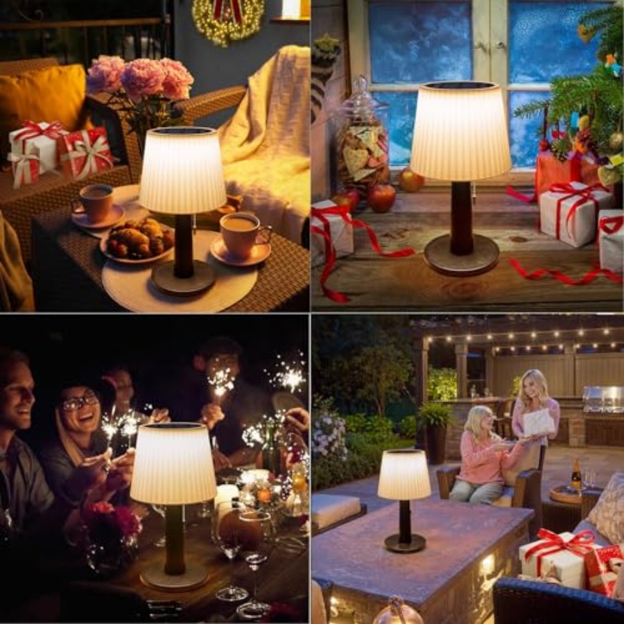 Solar Table Lamps Outdoor Indo - Outdoor Lighting Waterproof ulasan dan harga