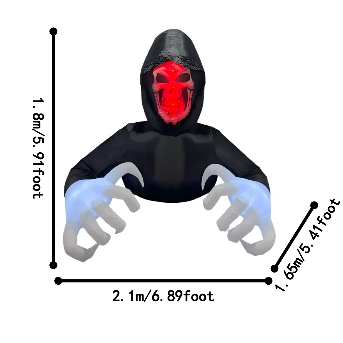 Halloween Light Up Groundbreak - Outdoor Lighting Halloween ulasan dan harga