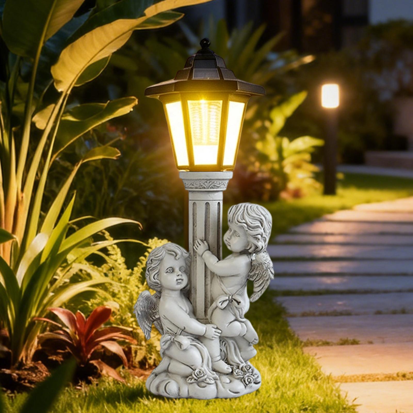 Garden Statues Light Up Auto O - Outdoor Lighting Yard ulasan dan harga