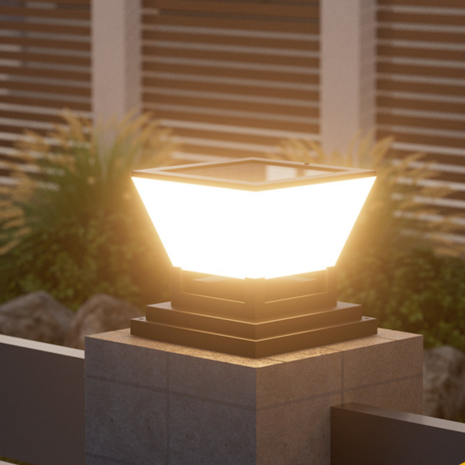 Solar Post Light Water Resista - Outdoor Lighting Modern ulasan dan harga