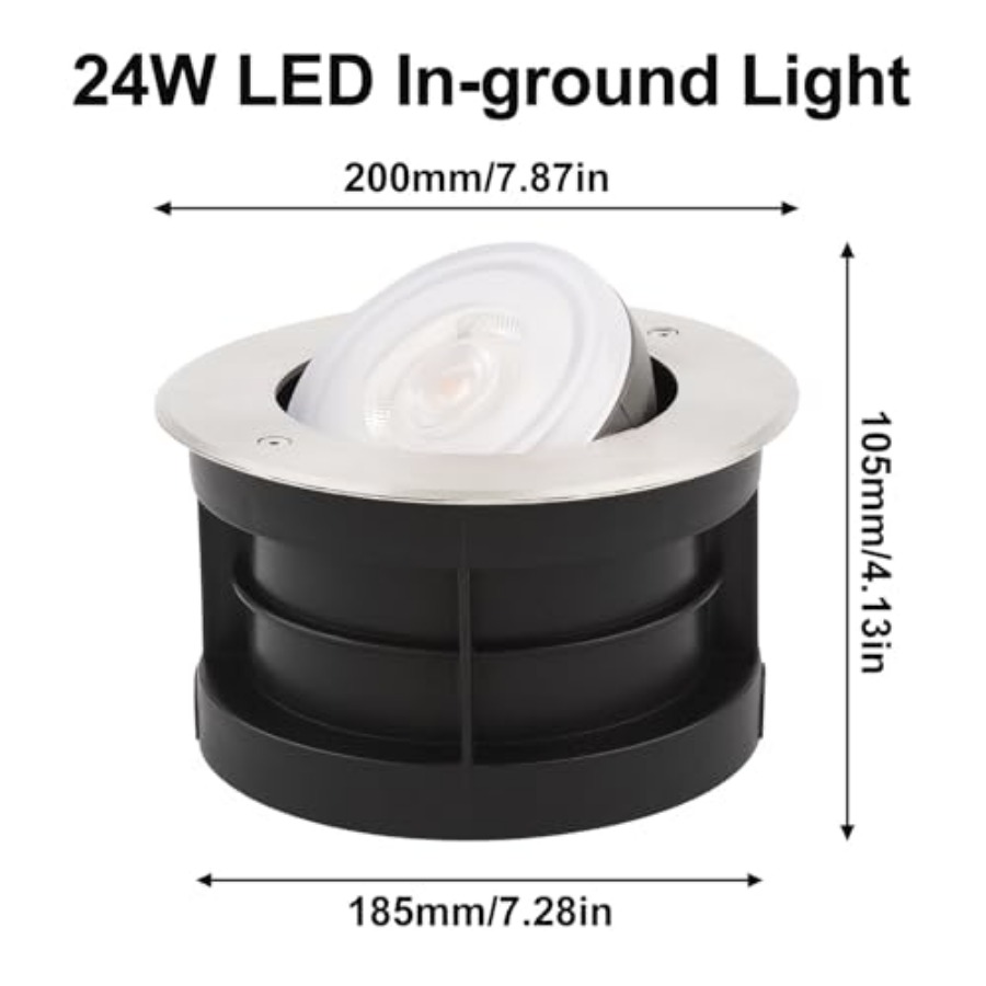 Angle-Adjustable Inground Ligh - Outdoor Lighting Ground Fixtures ulasan dan harga